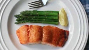 'Miso Maple Salmon Recipe - Broiled Salmon with Miso Maple Glaze'