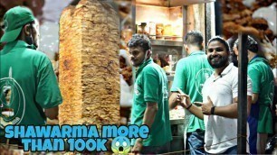 'Shawarma 100KG Chicken Shawarma Kurla| Street Food Mumbai India| Food Detective'