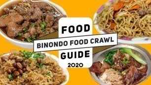 'Binondo Food Crawl 2020 - Not So Common Restaurants You MUST TRY!'