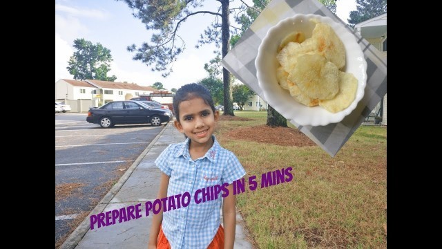 'Prepare Potato Chips in 5 minutes | Food Videos'