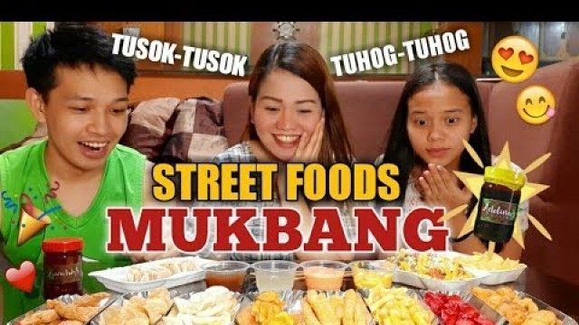 'Trending Pinoy Street Foods MUKBANG | Fishball, Kikiam, Kwek kwek, Cheese Stick, Siomai, etc.'