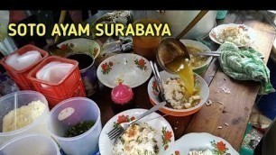 'Soto Ayam Surabaya Cempaka Putih | Indonesian Street Food'