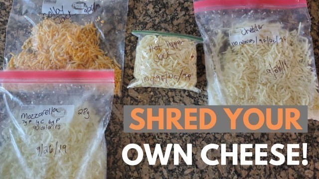 'Easy Keto Tip - Shred Your Own Cheese'