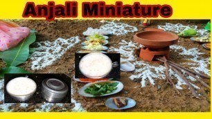 'miniature cooking,almond milk powder,mini foods,tiny foods,mini cooking,Anjali miniature cooking'