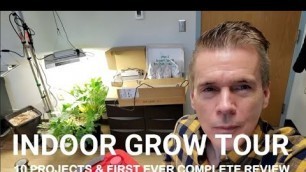 'Indoor Grow Tour - Hydroponics Container Garden to Grow Your Food'