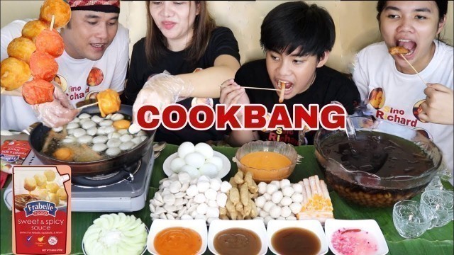 'Street food Cookbang!(Cheese Stick, kikiam,Squid Ball, Chicken Ball,Fish Ball, Kwek kwek,) Mukbang'