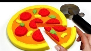 'DIY Kinetic Sand Pizza How to Make Kinetic Sand Food Videos for Kids'