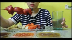 'ASMR STREET FOOD MUKBANG| FISHBALL, KIKIAM, KWEK-KWEK, & IHAW-IHAW. |ASMR MUKBITES _001'