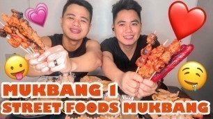 'FILIPINO STREET FOOD MUKBANG 2019 | Kwek kwek, Fishball, Kikiam etc (+Q and A)  || Mukbang with JD'