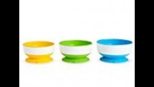 'Munchkin 49003 Three Stay Put Suction Bowl, 3-Pack'