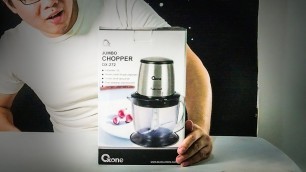 'UnBox Oxone Jumbo Food Chopper OX-272  - 250 Watt 1,2 Liter'