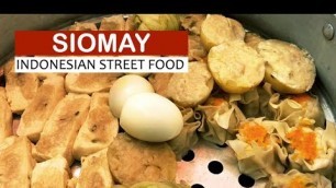 'Indonesian Siomay | AMSR street food Indonesia | Siomay Titan'