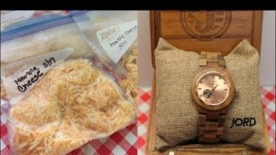 'Bulk Shredded Cheese Freezer Prep ~Jord Watch Giveaway~Time & Money Saving Tips~Kitchen Hacks'