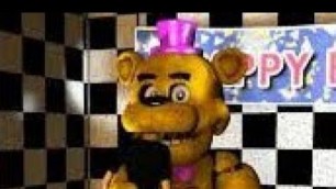 '#vaportrynottolaugh (C4D/FNAF)Hot Food but FredBear instead of Michael Rosen'