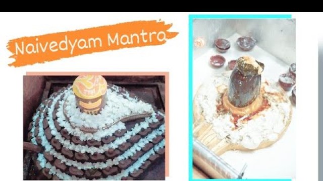 'Mantra for offering food, fruits, coconut to God and Goddess | Naivedyam Mantra'