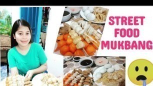 'FILIPINO STREET FOOD MUKBANG | Kwek kwek ,kikiam ,Fishball ,Squidball ,BAlut at Penoy | Riza Aroy #4'