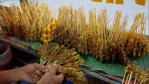 'SATE PADANG DAGING AYAM !!! INDONESIAN STREET FOOD'