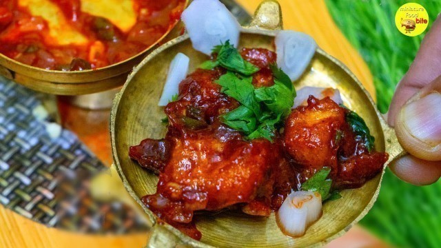 'Miniature Chicken Manchurian Recipe | Mini Cooking | Tiny Food | Chicken Manchurian'