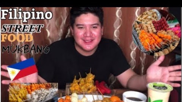 'FILIPINO STREET FOOD MUKBANG | kwek kwek, fishball, kikiam, siomai, squidball etc!'