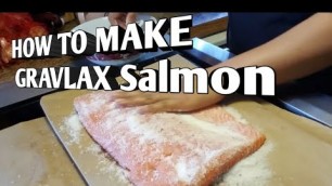 'How to make Glavlax Salmon / Cured Salmon Recipes ( BUHAY AMERIKA)'