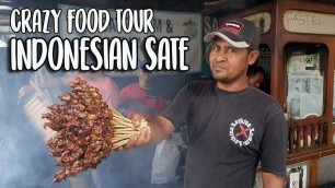 'AMAZING Indonesian sate (satay) TASTY Indonesian street food in Jakarta (Es podeng/ Gorengan)'