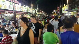 'World\'s Busiest Street Food Place. Jalan Alor Kuala Lumpur Malaysia'