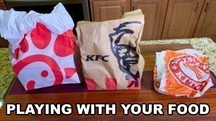 'Popeye\'s vs KFC vs Chick-fil-a  - PLAYING WITH YOUR FOOD'