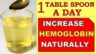 'INCREASE BLOOD COUNT, HEMOGLOBIN, IRON NATURALLY | PREVENT ANEMIA , IRON DEFICIENCY'