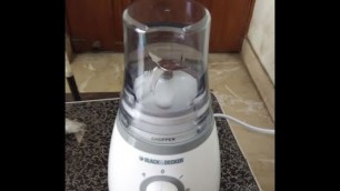 'Black & Decker BX275 Blender with Mixer Grinder User Review'