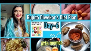 'DAY - 6 : Trying RUJUTA DIWEKAR’S Diet Plan for Weight Loss / Weight Loss Journey'