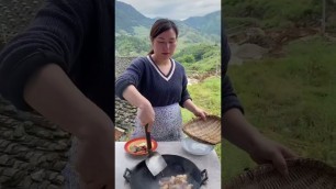 'Amazing! ASMR Spicy Pork Frying Food Eating, MUKBANG Chinese Yummy Food, ASMR Fast Eating'