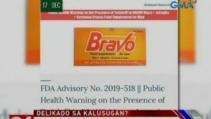 '24 Oras: Sangkap na ginagamit bilang gamot sa erectile dysfunction at iba pa, nakita sa isang...'