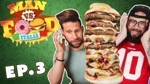 'Eagle’s Deli BURGER CHALLENGE 5kg | Man vs Food Italia EP.3 | MochoHf'