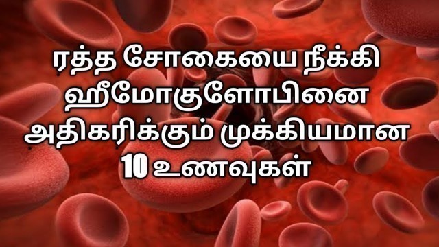 'ஹீமோகுளோபினை வேகமாக அதிகரிக்க செய்யும் 10 உணவுகள் / 10 foods to increase hemoglobin level'