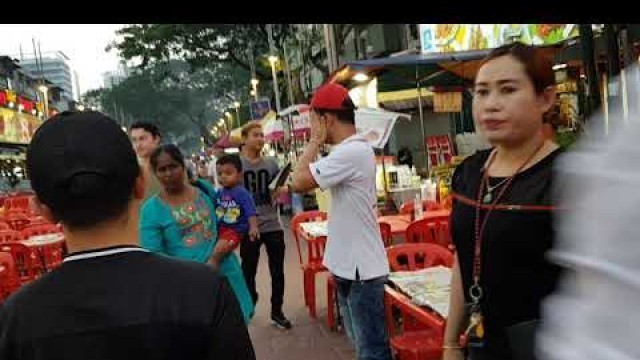 'Walk along Jalan Alor street food Market Kuala Lumpur'