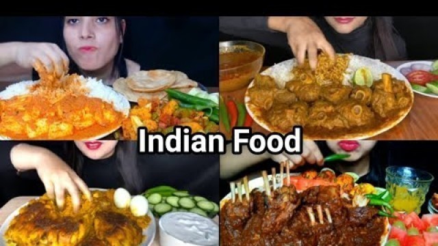 'Mukbangers Eating Delicious Indian Food ASMR Mukbang Compilation l Food Eating Videos'