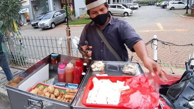 'UNIK POTONGNYA PAKAI GUNTING  !!! BERJUALAN CICONGFAN SUDAH 17 TAHUN - INDONESIAN STREET FOOD'