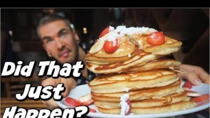 'LEGENDARY PANCAKE CHALLENGE IN NEW ORLEANS | FAMOUS OCEANA GRILL | Louisiana | Man Vs Food'