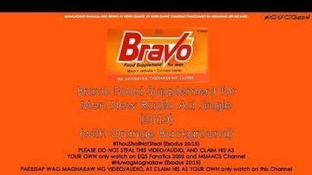 'Bravo Food Supplement for Men New Radio Ad Jingle (2019)'