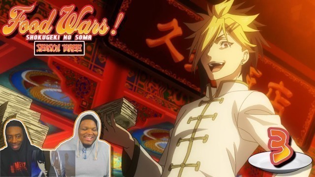 'MOON FESTIVAL BEGINS! Food Wars! Shokugeki No Soma - Season 3 - Episode 3 | Reaction'