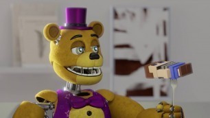 'Hot food but it’s fredbear instead of Michael Rosen meme'