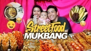 '【MUKBANG】Filipino Street Food Mukbang | Balut, Kikiam, Tokneneng, Fishball, Toge, Etc!'