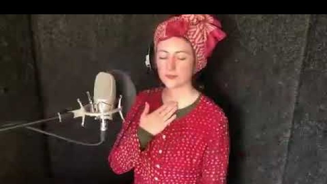 'The Sanskrit mantra before food,  sung by a Spain lady. Just awesome'