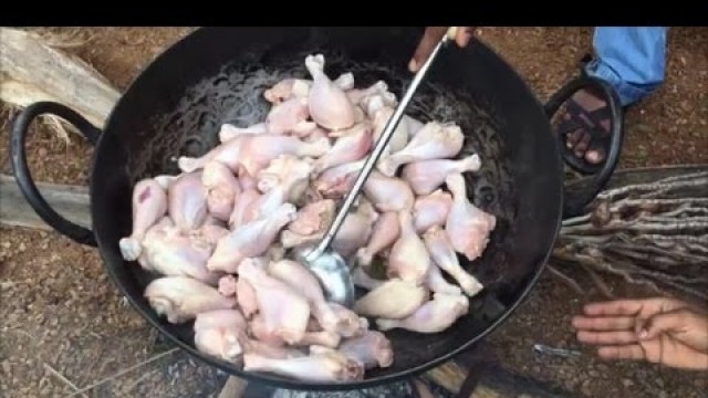 'Cooking 101 Chicken Legs in My Village - Cashew nut Chicken Gravy Cooked in Traditional way'