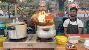 'Epic Fire Tadke Wali Dal | Best Dal Pakwan in Indore | Indian Street Food'