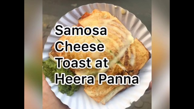 'Samosa Cheese Toast | Street Food Mumbai | Mumbai Food'