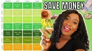 'NIGERIAN FOOD TIMETABLE (Family of 5) + HOW TO SAVE MONEY ON FOOD!'