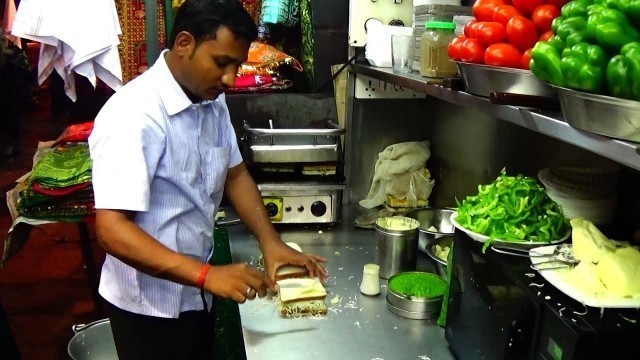 'Veg. Cheese Grill Sandwich - Famous & Popular Street Food Of Mumbai, India | Indian Street Food'