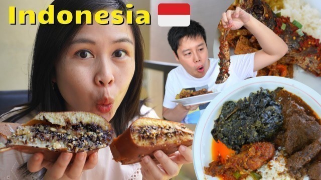 'INDONESIAN Street Food - SPICY HALAL PADANG Food & MARTABAK in Sydney Australia'