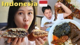 'INDONESIAN Street Food - SPICY HALAL PADANG Food & MARTABAK in Sydney Australia'